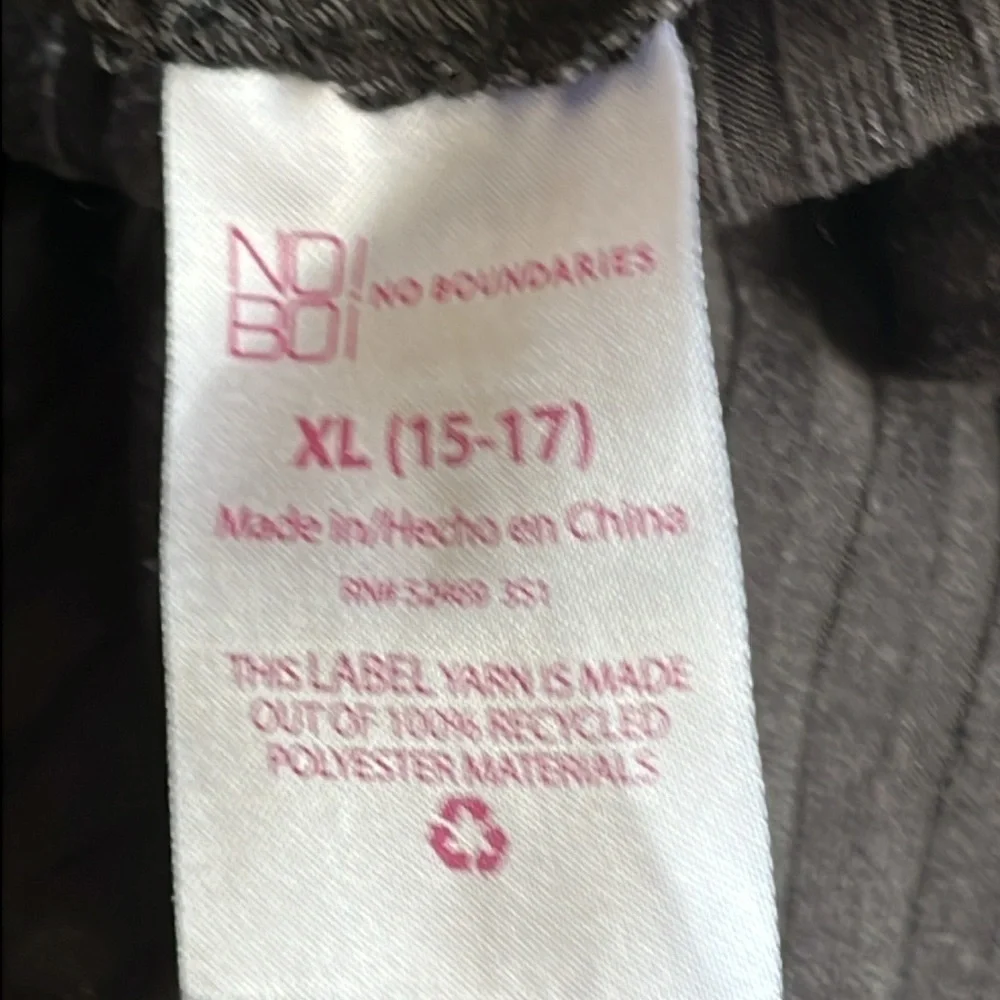 No Boundaries Wide Leg Black Pants Size Juniors  XL